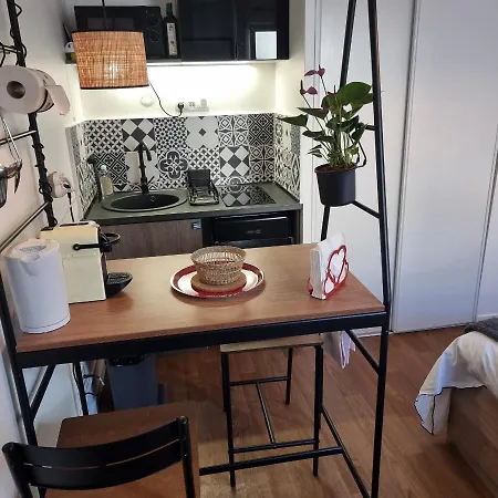 Lyon Montchat Villeurbanne Studio Refait A Neuf Climatise Et Parking Prive Extérieur photo